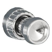 Chrome Front & Rear Plastic Knobs (Set of 4)