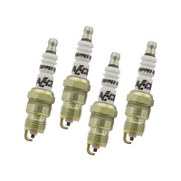 Accel Ignitions Shorty Header Spark Plug Resistor Heat Range 4 Set of 4