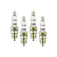 Accel Ignitions Shorty Header Spark Plug Resistor Heat Range 6 Set of 4