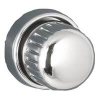 Chrome Front & Rear Metal Knob Set (Pair)