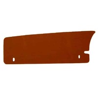 1964-66 Mustang Trunk Filler Panel Plain Waffle Back (Masonite)