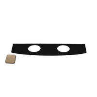 1964-67 Mustang Upholstered Package Trays (w/ 6x9 Holes) Parchment