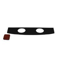 1964-67 Mustang Upholstered Package Trays (w/ 6x9 Holes) Emberglow
