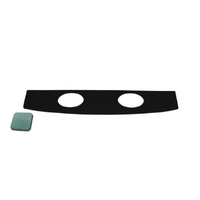1964-67 Mustang Upholstered Package Trays (w/ 6x9 Holes) Light Turquoise/Aqua