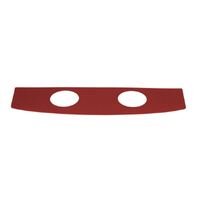 1964-67 Mustang Upholstered Package Trays (w/ 6x9 Holes) Bright Red