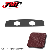 1968 Mustang Upholstered Package Trays (w/ 6x9 Holes) Dark Red