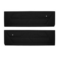 1970 Mustang Standard Door Panels (Corinthian) Black