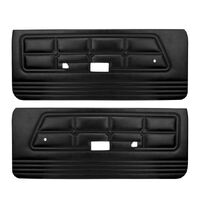 1971-73 Mustang Standard Door Panels - Black