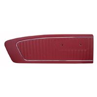 1965 Mustang Standard Vinyl Door Panels - Bright Red