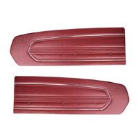 1967 Mustang Standard Vinyl Door Panels - Metallic Red