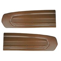 1967 Mustang Standard Vinyl Door Panels - Saddle