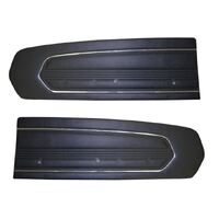 1967 Mustang Standard Vinyl Door Panels - Black