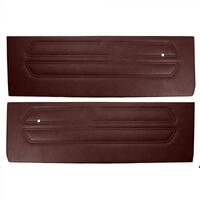 1969 Mustang Standard Door Panels - Dark Red