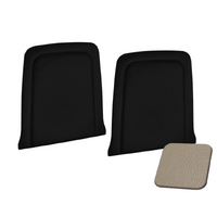 1964.5-65 Mustang/Shelby Upholstered Seat Backboard w/o Pockets (1 Pair) White