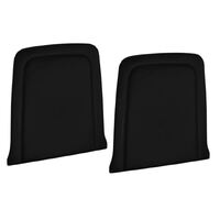 1964.5-65 Mustang/Shelby Upholstered Seat Backboard w/o Pockets (1 Pair) Black