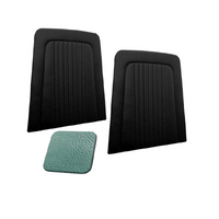 1968 Mustang/Shelby Upholstered Seat Backboard w/o Pockets (1 Pair) Turquoise