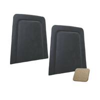 1969 Mustang/Shelby Upholstered Vinyl Seat Backboard w/o Pocket (1 Pair) Nugget Gold