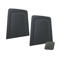1969 Mustang/Shelby Upholstered Vinyl Seat Backboard w/o Pocket (1 Pair) Dark Ivy Gold