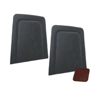 1969 Mustang/Shelby Upholstered Vinyl Seat Backboard w/o Pocket (1 Pair) Dark Red