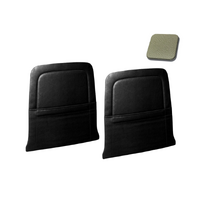 1964.5-65 Mustang/Shelby Upholstered Seat Vinyl Backboard w/ Pocket (1 Pair) Ivy Gold