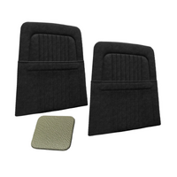 1968 Mustang/Shelby Upholstered Seat Backboard w/ Pockets (1 Pair) Ivy Gold