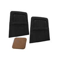 1968 Mustang/Shelby Upholstered Seat Backboard w/ Pockets (1 Pair) Saddle