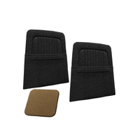 1968 Mustang/Shelby Upholstered Seat Backboard w/ Pockets (1 Pair) Nugget Gold