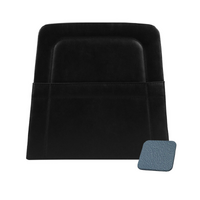 1969 Mustang/Shelby Upholstered Vinyl Seat Backboard w/ Pocket (1 Pair) Light Blue