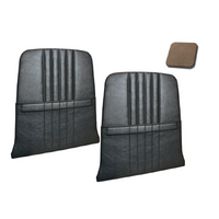 1964-67 Mustang/Shelby Upholstered Seat Backboard w/ Map Pockets (1 Pair) Palomino