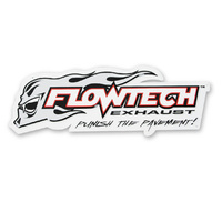 Flowtech Exhaust Metal Sign 7" x 18"