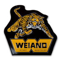 Weiand Tiger Retro Metal Signs - 20" x 20"