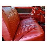 1966 - 1967 Falcon Futura 2 Door Sport Front & Rear Seat Upholstery with Front Bench - Single Tone
