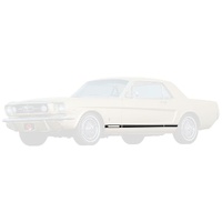 1965-66 Mustang Lower GT Stripe w/ Cutout - Black