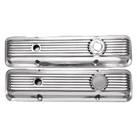 Chevrolet Small Block LT1 Style Valve Covers with Gaskets - Polished