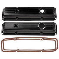 Chevrolet Small Block LT1 Style Valve Covers with Gaskets - Black