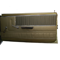 1966 - 1967 Falcon Futura 2 Door Sport Coupe Door Trim Panels - Two Tone - Ivy Gold