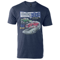 Holley Ford Fest Trosley T Shirt - Heather Denim - 3XL