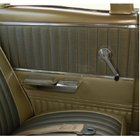 1966 - 1967 Falcon Futura 2 Door Sport Coupe Rear Quarter Trim Panels - Single Tone - Ivy Gold