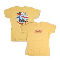 Mallory Mighty Ignition Youth Tee Shirt - Yellow - Small