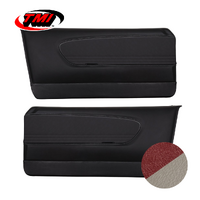 1964-66 Mustang Sport OE Molded Door Panels (1 Pair) Metallic Red/White