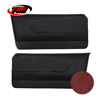 1964-66 Mustang Sport OE Molded Door Panels (1 Pair) Metallic Red