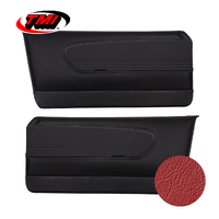 1964-66 Mustang Sport OE Molded Door Panels (1 Pair) Bright Red