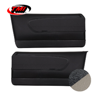 1964-66 Mustang Sport OE Molded Door Panels (1 Pair) Black/White