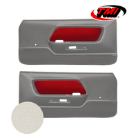 1969-70 Mach1/Deluxe Door Panel Sport Inserts (1 Pair) White