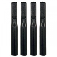 Black Headless Door Lock Knobs 4pcs to suit Most Fords