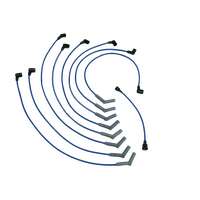 1962 - 1976 Ford Windsor Spark Plug Wire Lead Set 221 260 289 302 351w - Blue
