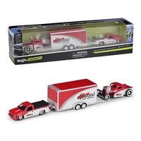 1:64 Scale Maisto Design Chevrolet 454 SS Pickup & 1936 Hotrod Pickup with Wilwood Trailer Diecast