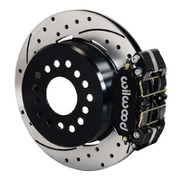 Wilwood Dynapro Dust-Boot ADR Approved Rear Brake Kit With Park Brake To Suit Big Axle Bearing (2.36" Axle Offset)