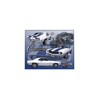 Metal Tin Sign - 12" x 15" - Camaro 1969 Z/28