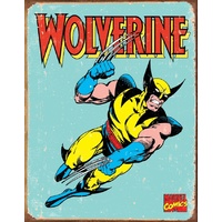Wolverine Retro – Large Metal Tin Sign 16" X 12 1/2" Genuine American Made